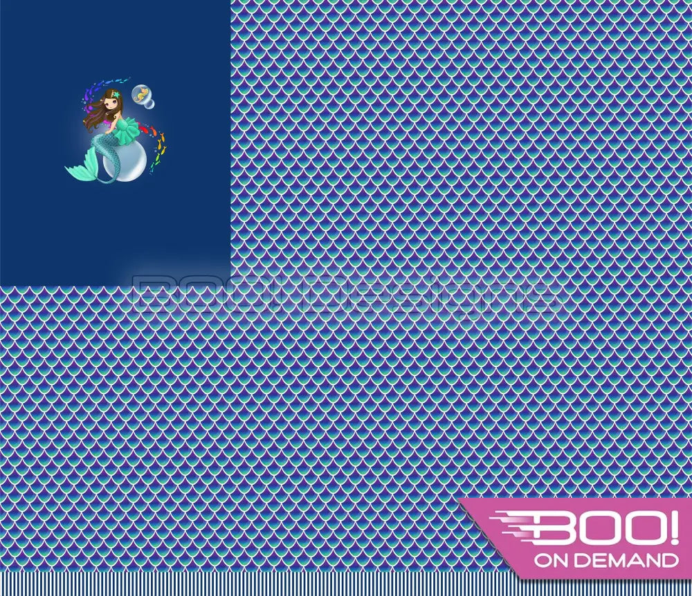 Spandex P125 Mermaid Scales Project Panel