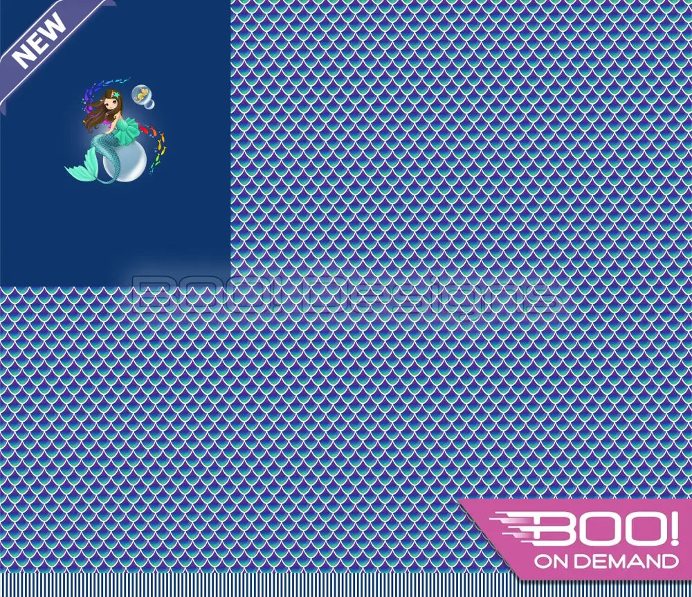 Spandex P125 Mermaid Scales Project Panel