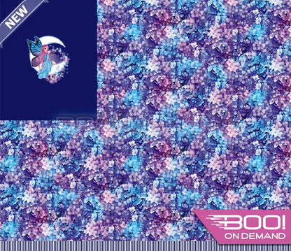Spandex P125 Moon Fairy Hydrangeas Project Panel