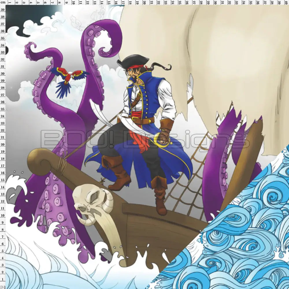Spandex P125 Pirate Waves Project Panel