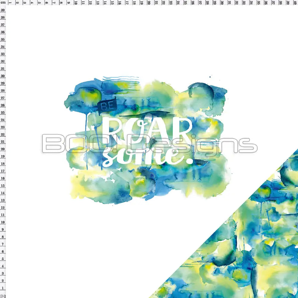 Spandex P125 Roarsome Text Project Panel
