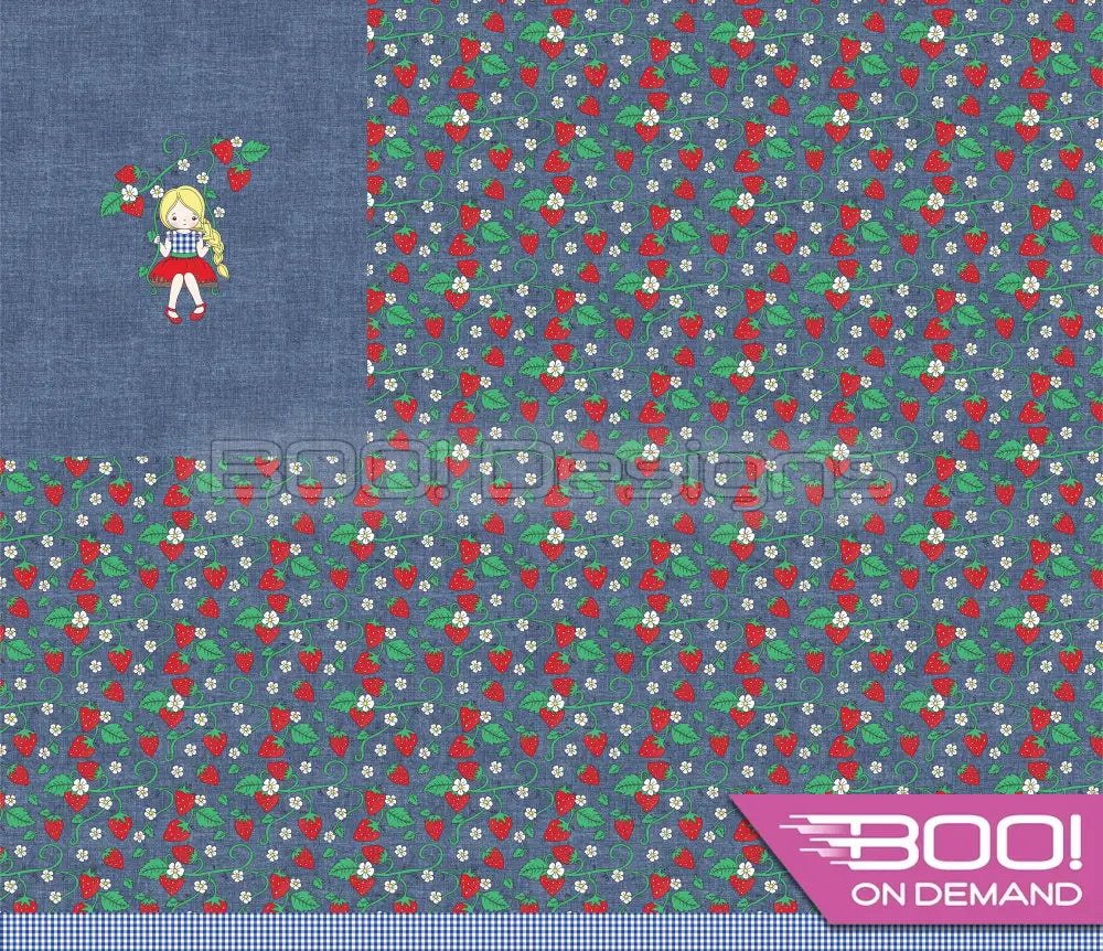 Spandex P125 Strawberry Girl Project Panel