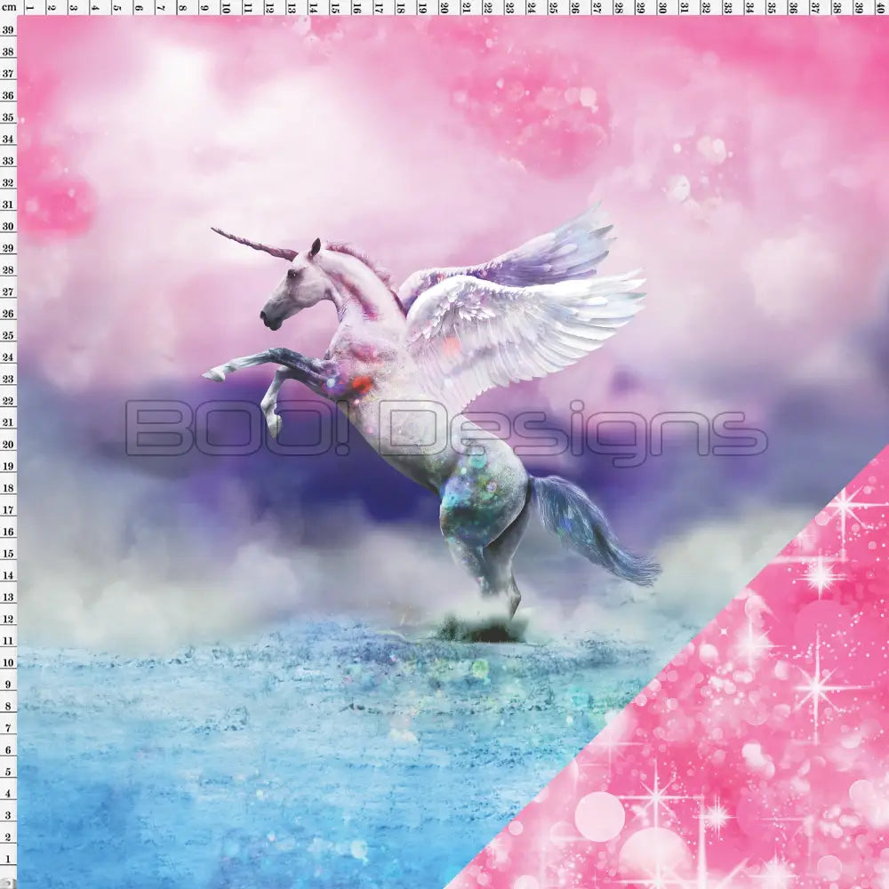 Spandex P125 Unicorn Sparkles Pink Project Panel