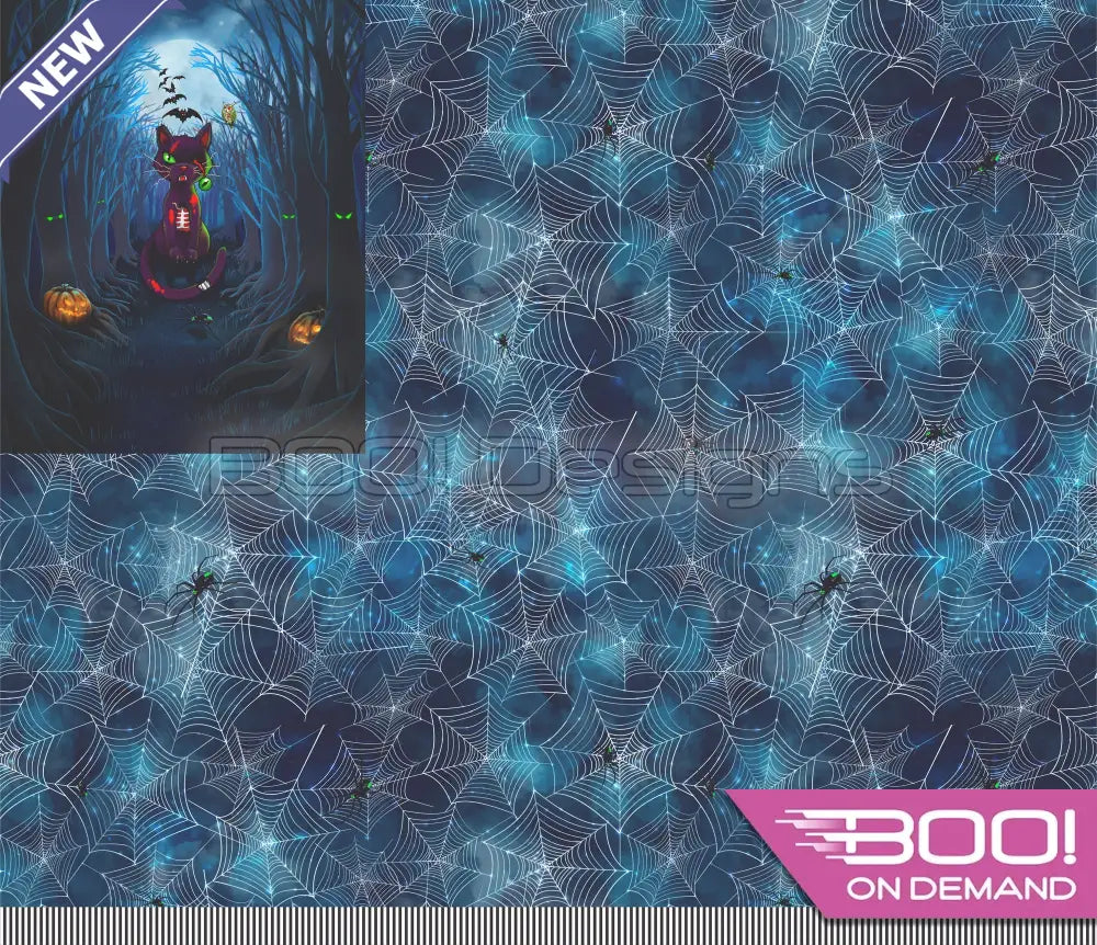 Spandex P125 Webs Zombie Cat Project Panel