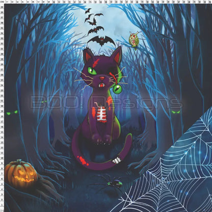 Spandex P125 Webs Zombie Cat Project Panel