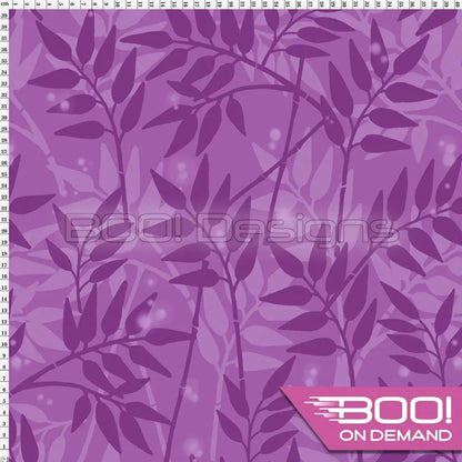 Spandex Panda Bamboo Purple Fabric