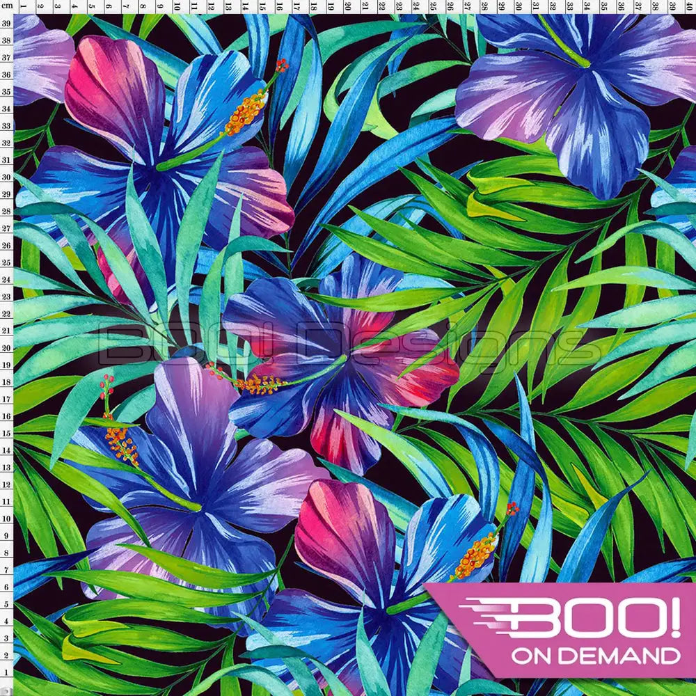 Spandex Paradise Palm Fabric