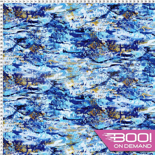 Spandex Pigment Blue Fabric