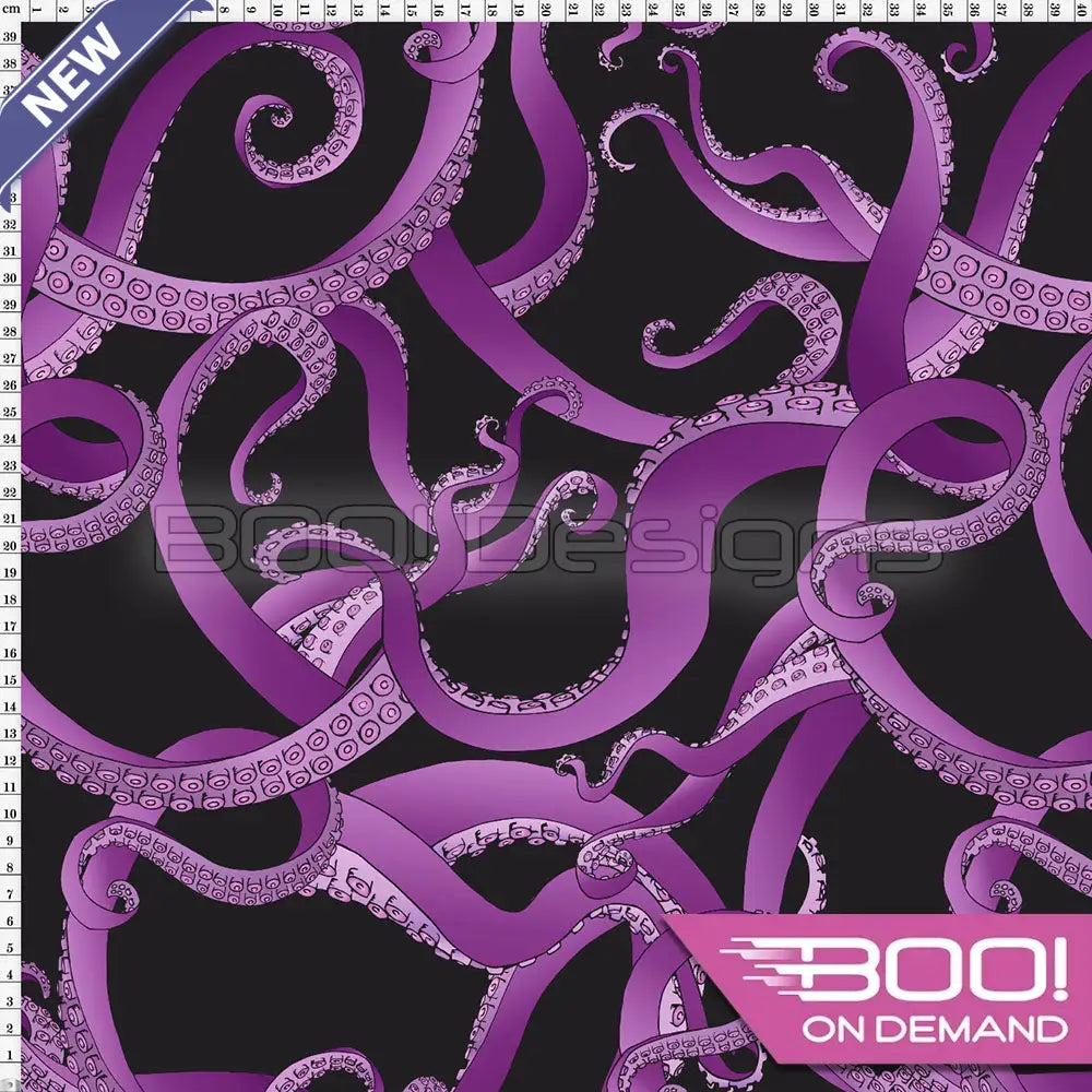 Spandex Pirate Kraken Fabric
