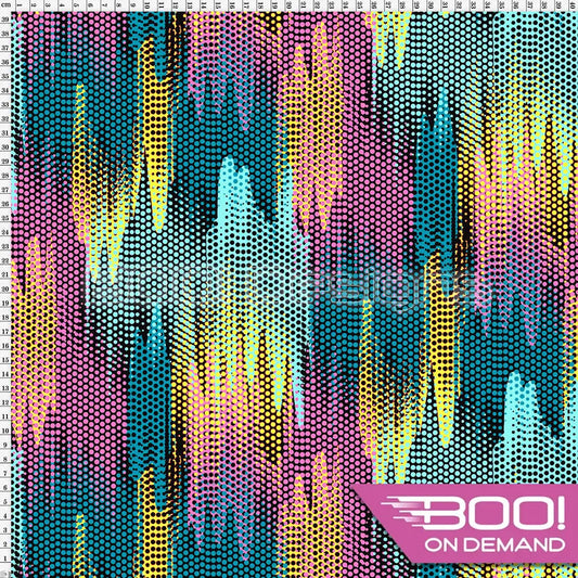 Spandex Polka Camo Fabric