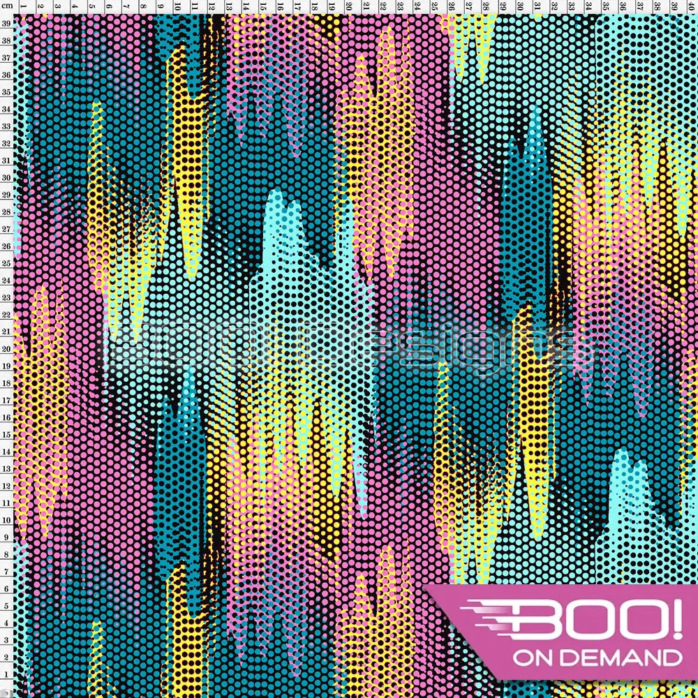 Spandex Polka Camo Fabric