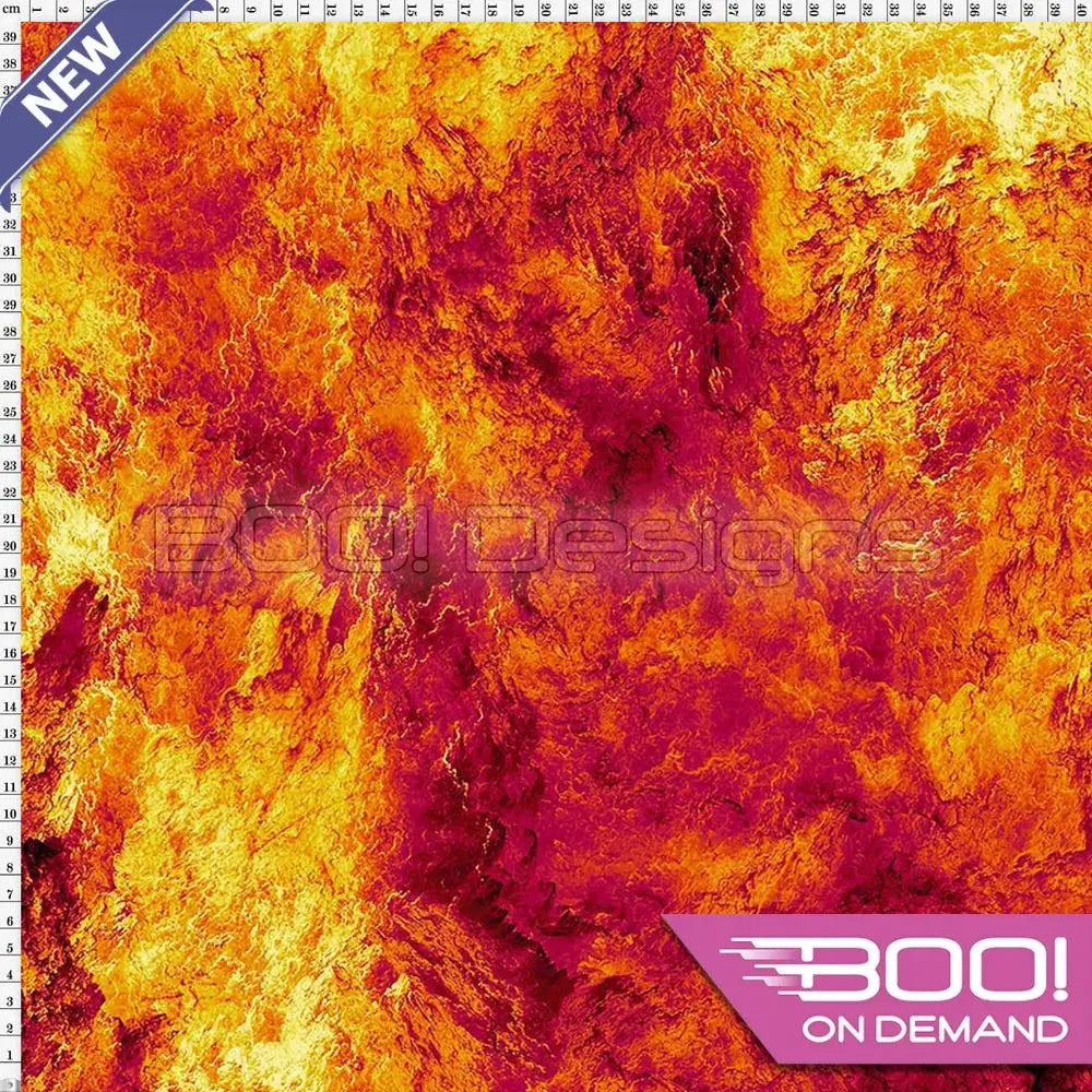 Spandex Pompeii Fire - Fabric