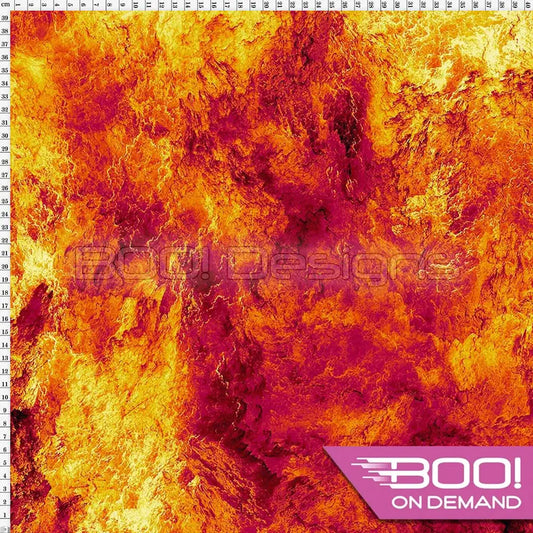 Spandex Pompeii Fire - Fabric