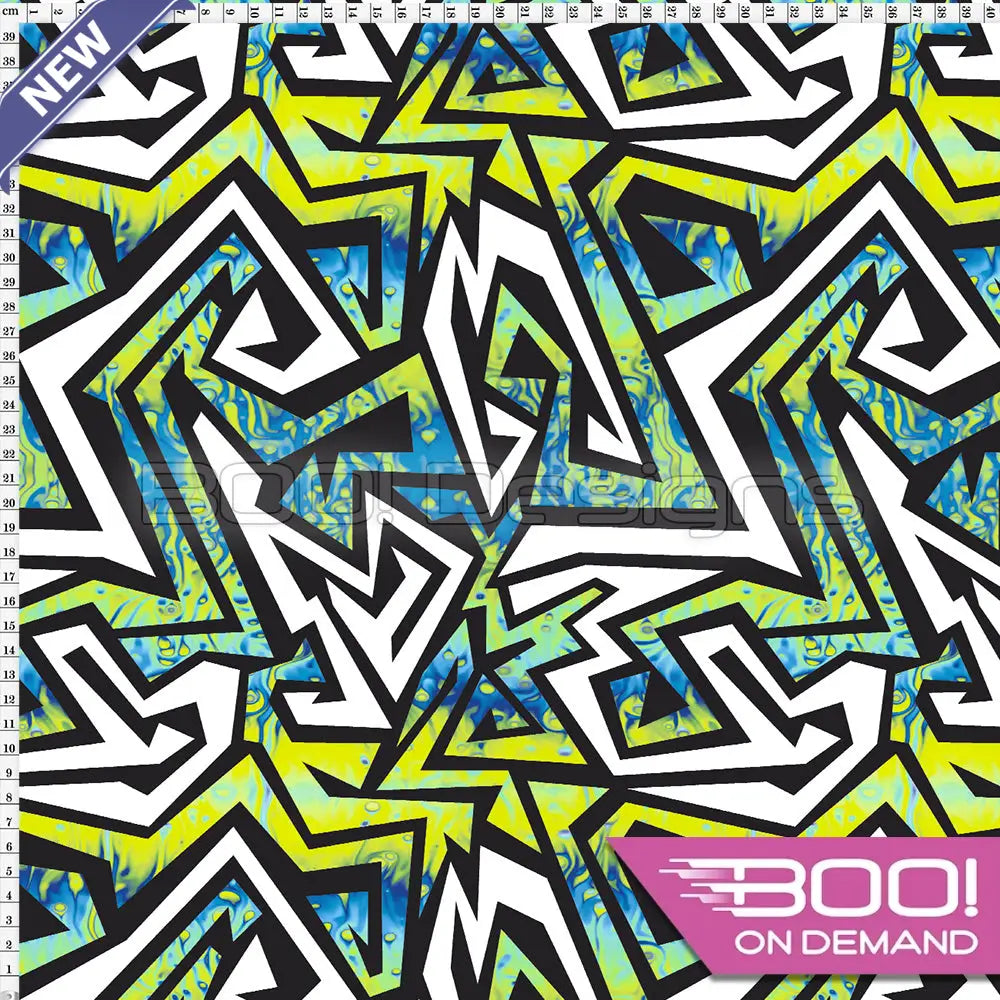 Spandex Popeye Blue Fabric