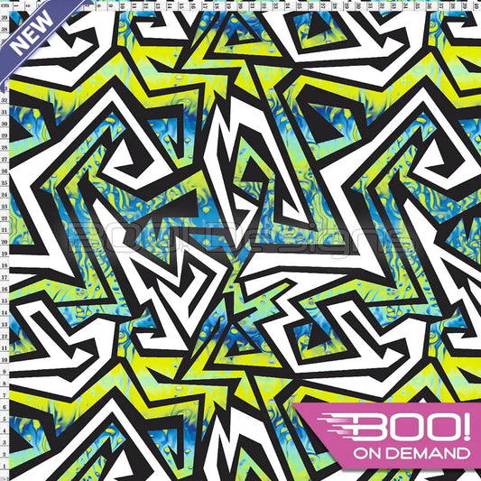 Spandex Popeye Blue Fabric