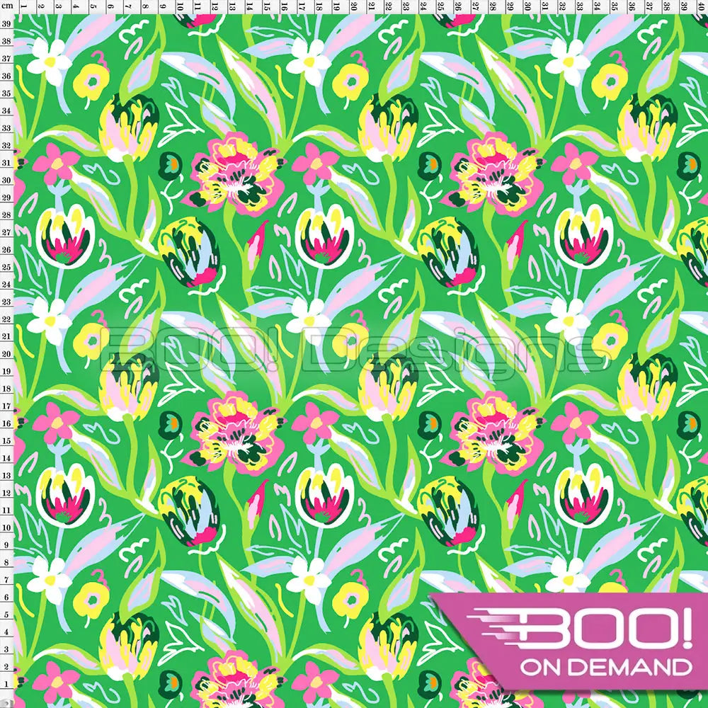 Spandex Prairie Green Fabric