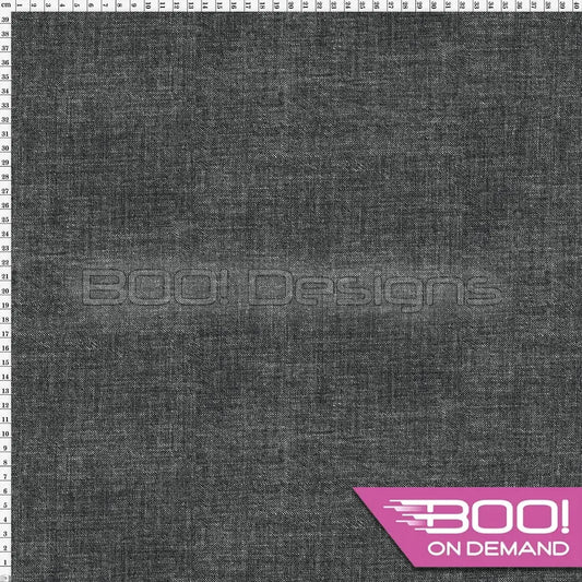 Spandex Printed Denim Black Fabric