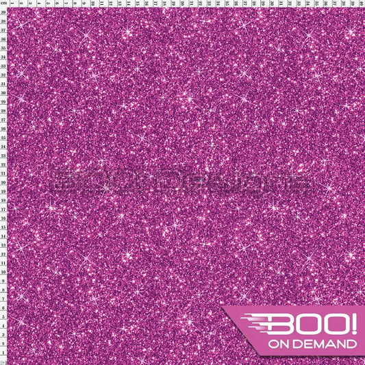 Spandex Printed Glitter Magenta Fabric