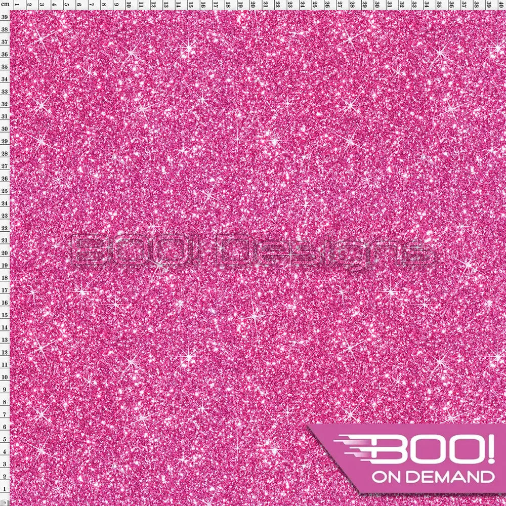 Spandex Printed Glitter Pink Fabric