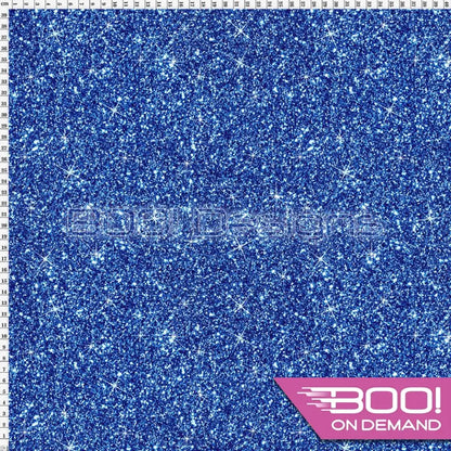 Spandex Printed Glitter Royal Fabric