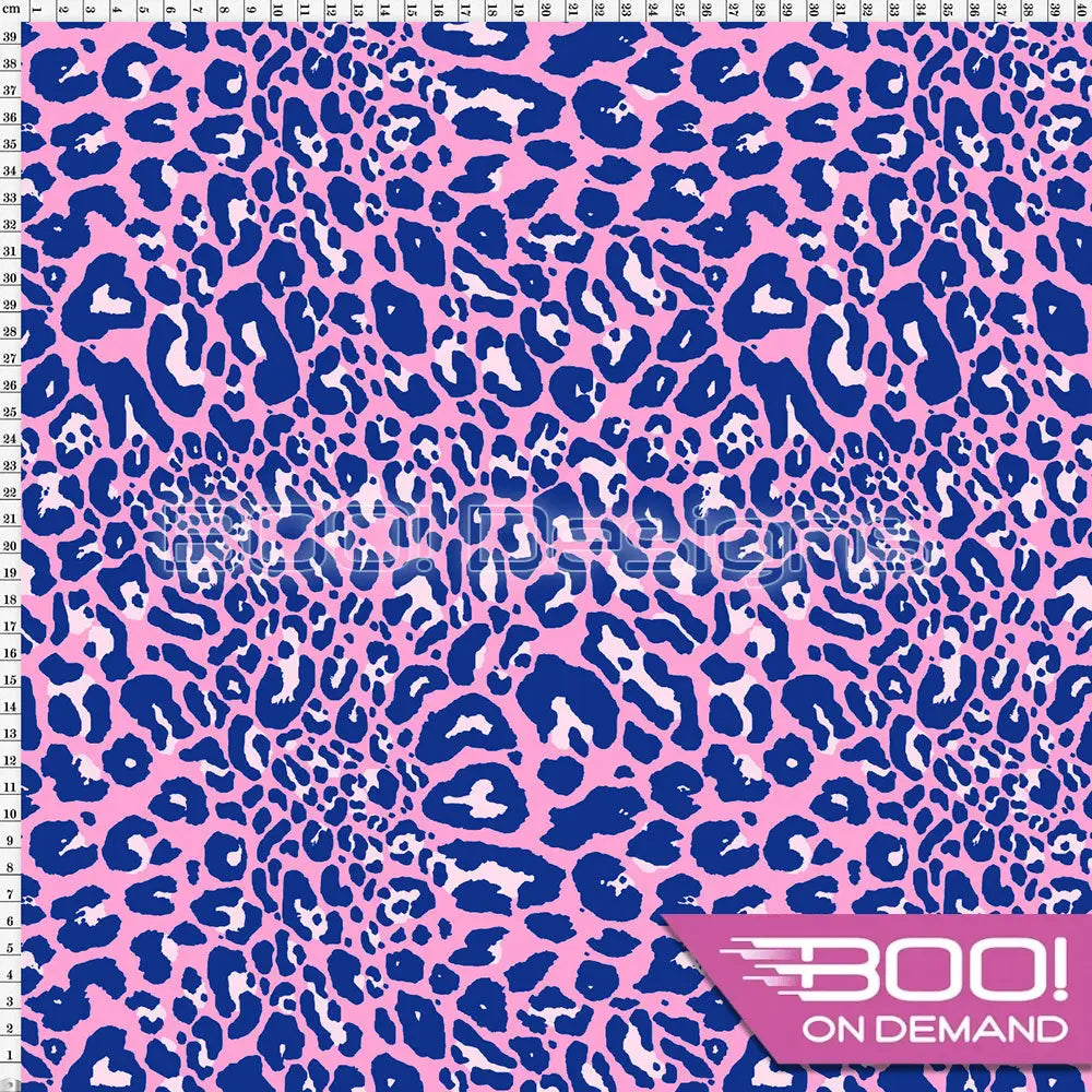 Spandex Prowler Pink Blue Fabric