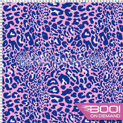 Spandex Prowler Pink Blue Fabric