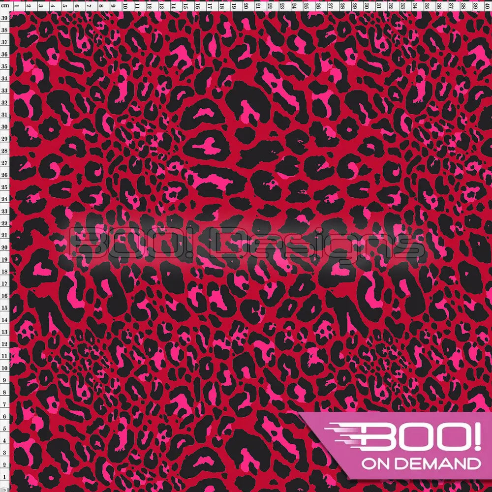 Spandex Prowler Pink Red Fabric