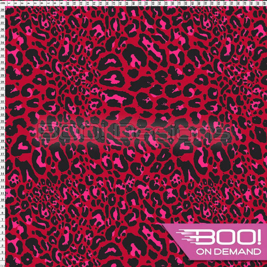 Spandex Prowler Pink Red Fabric