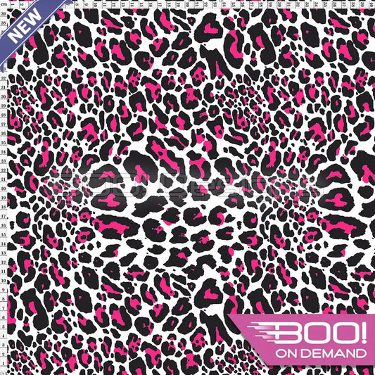 Spandex Prowler Pink White Fabric