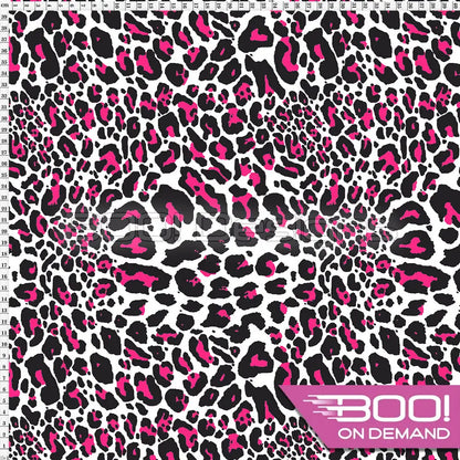Spandex Prowler Pink White Fabric