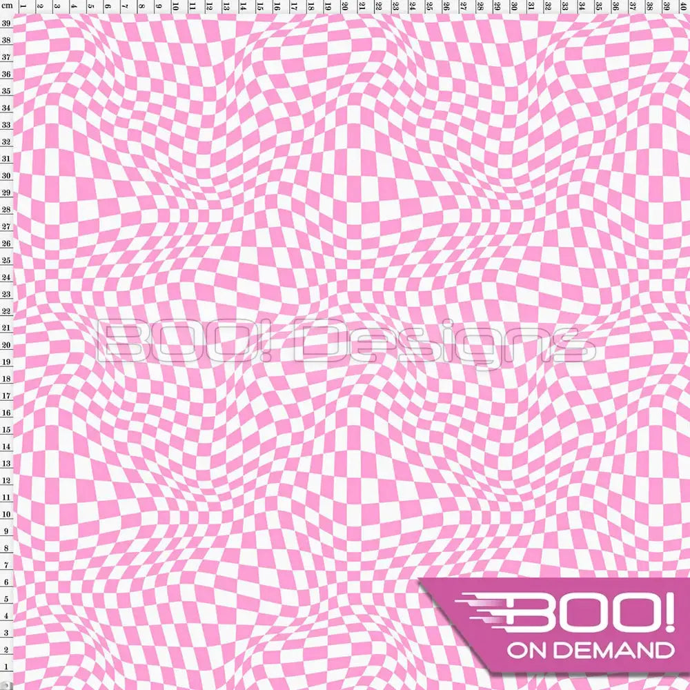 Spandex Quiz Pink Fabric