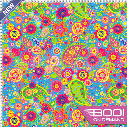 Spandex Radical Blue Fabric