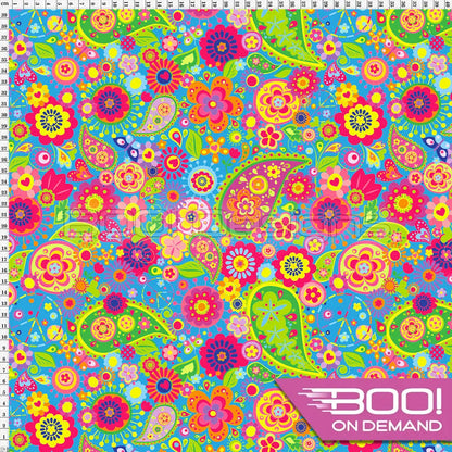 Spandex Radical Blue Fabric