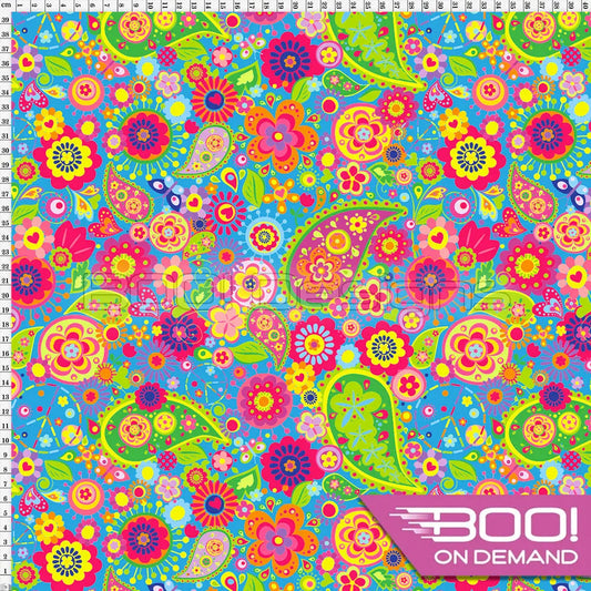 Spandex Radical Blue Fabric