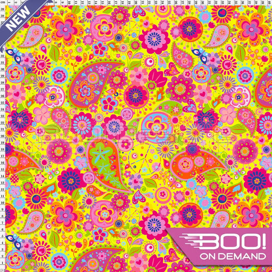 Spandex Radical Yellow Fabric