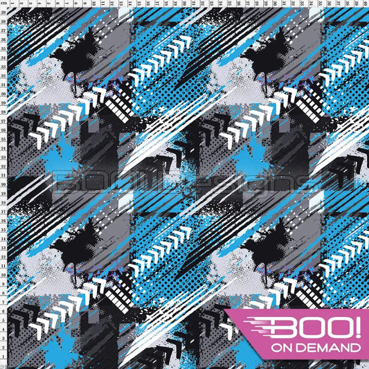 Spandex Rally Blue Fabric