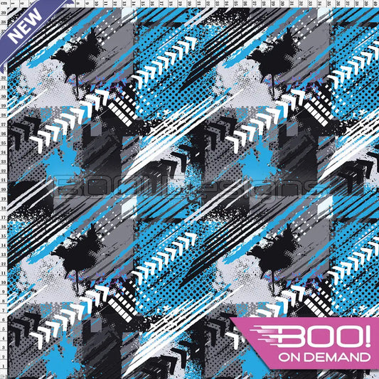 Spandex Rally Blue Fabric