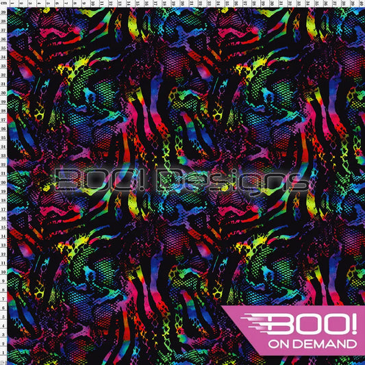 Spandex Rattlesnake Vivid Fabric