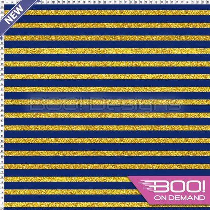 Spandex Reindeer Girl Glitter Stripe Fabric