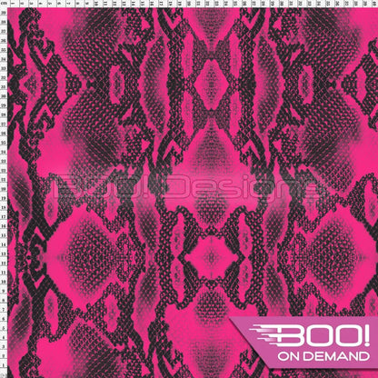 Spandex Reptile Skin Pink Fabric
