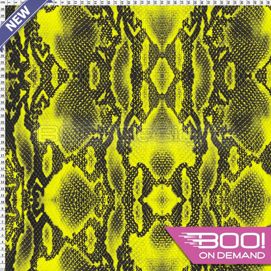 Spandex Reptile Skin Yellow Fabric