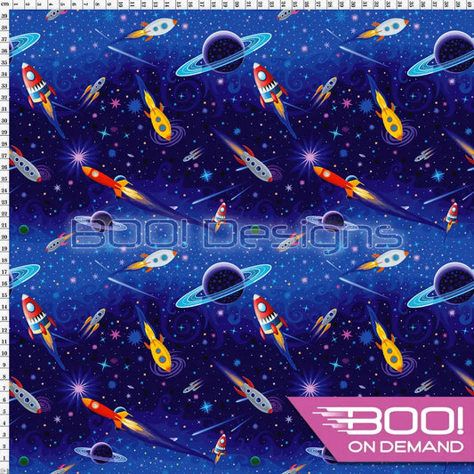 Spandex Rockets Fabric