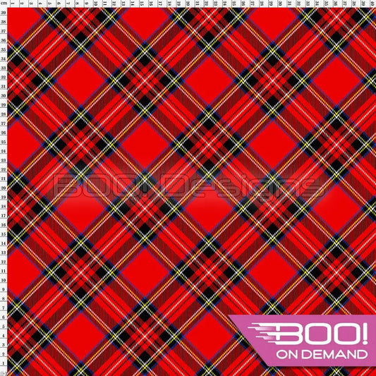 Spandex Royal Stewart Red Fabric