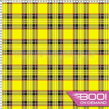 Spandex Royal Stewart Yellow Fabric