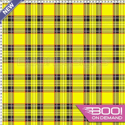 Spandex Royal Stewart Yellow Fabric