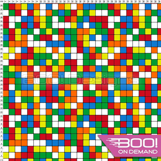 Spandex Rubiks Cube Fabric
