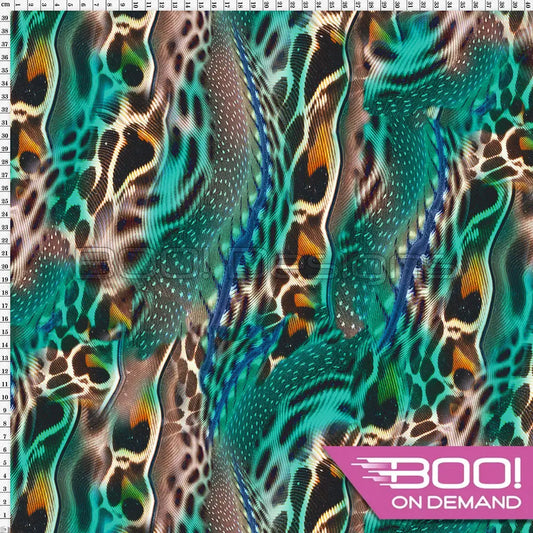 Spandex Safari Green Fabric