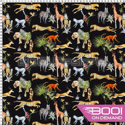 Spandex Sahara Black Fabric