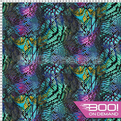 Spandex Serpent Green Fabric