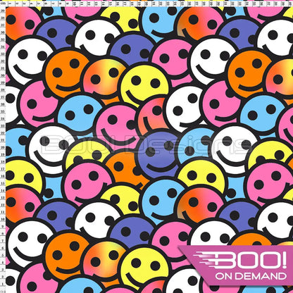 Spandex Smiler Pastel Fabric